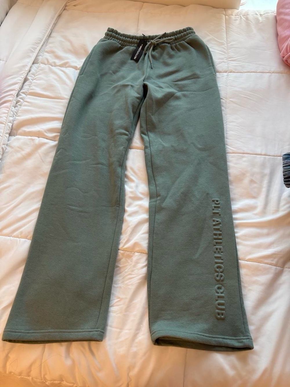 PrettyLittleThing Kids Sage Green Joggers